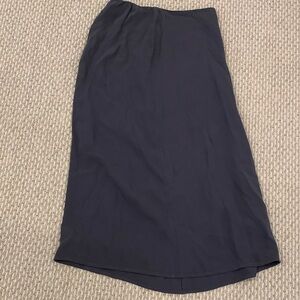 Eileen Fisher Dark Blue Midi Skirt